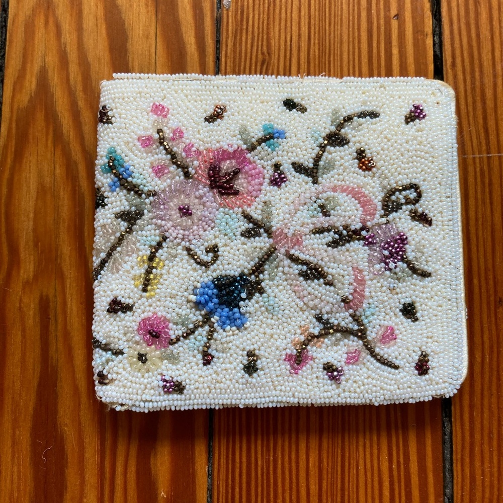 Vintage beaded wallet